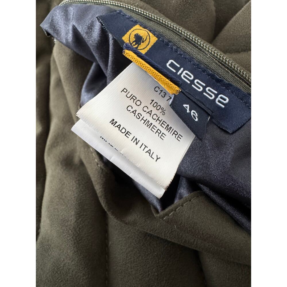 Ciesse Reversible Cashmere Quilted Down Vest - Picture 7 of 8
